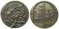 Krippenszene mit der hl. Familie - 1991 - Medaille  gußfrisch