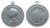 Carl Eduard Herzog von Sachsen-Coburg und Gotha - 300 Jahre Gymnasium Casimirianum - o.J. - tragbare Medaille  ss