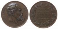 Laube Heinrich (1806-1884) - auf seinen 70 Geburtstag - 1876 - Medaille  fast vz