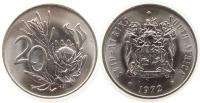 Südafrika - South Africa - 1972 - 20 Cent  unc