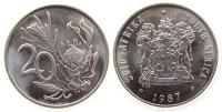 Südafrika - South Africa - 1987 - 20 Cent  unc