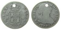 Spanien - Spain - 1778 - 2 Reales  schön