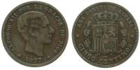 Spanien - Spain - 1877 - 5 Centimos  ss