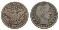USA - 1907 - 1/4 Dollar  s-ss