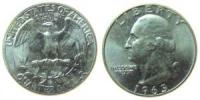 USA - 1963 - 1/4 Dollar  unc