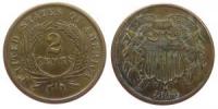 USA - 1864 - 2 Cents  ss+