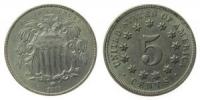 USA - 1868 - 5 Cents  fast vz