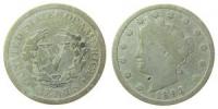 USA - 1893 - 5 Cents  schön