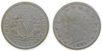 USA - 1897 - 5 Cents  schön